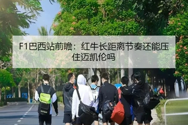 F1巴西站前瞻：红牛长距离节奏还能压住迈凯伦吗